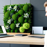 원예디자이너 업무 효율화 팁 - Modern Garden Design Visualization**

"A professional floral designer presenting a 3D model of a gar...
