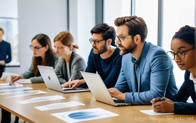 원예디자이너 자격증의 중요성 - A successful male landscape architect, in his mid-40s and wearing a smart casual jacket over a butto...